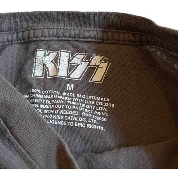 Kiss Rock and Roll Graphic T Shirt Mens Music Band Tee Size Medium Retro Style - Picture 3 of 7